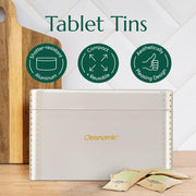 Tablet Tin - Lidded Storage Bins