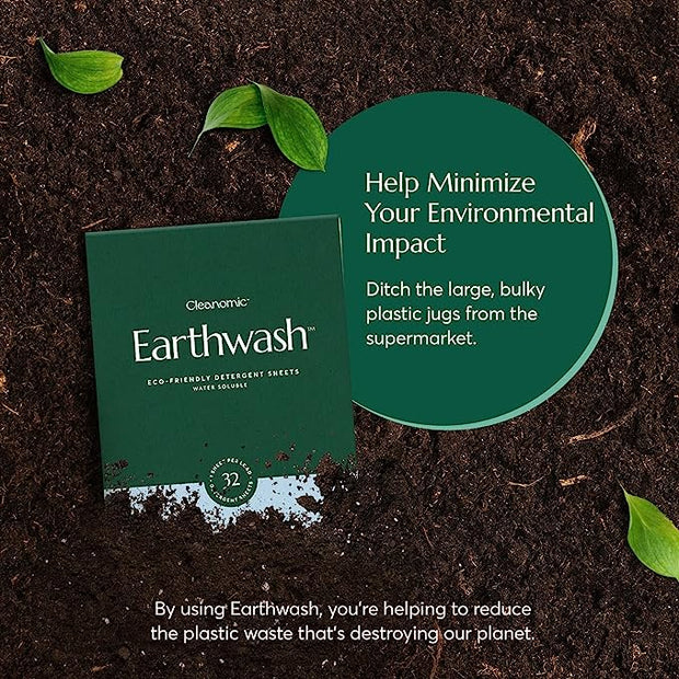 Earthwash Detergent Strips – Cleanomic