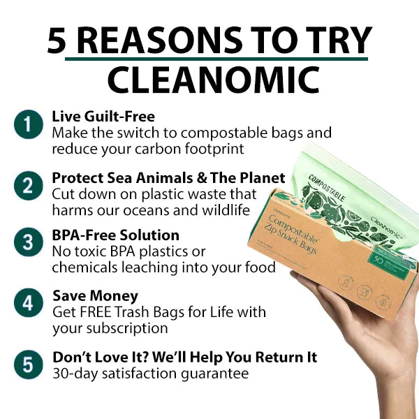Cleanomic Logo Cleanomic Trash Bags Bundle