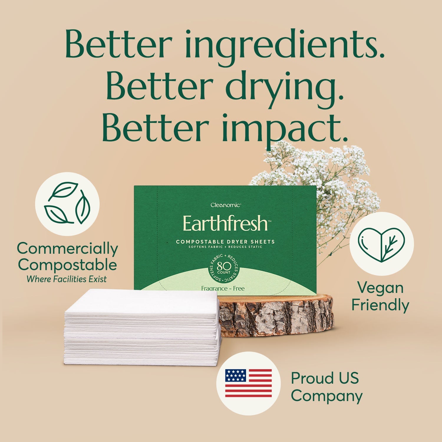Earthfresh Dryer Sheets – Cleanomic