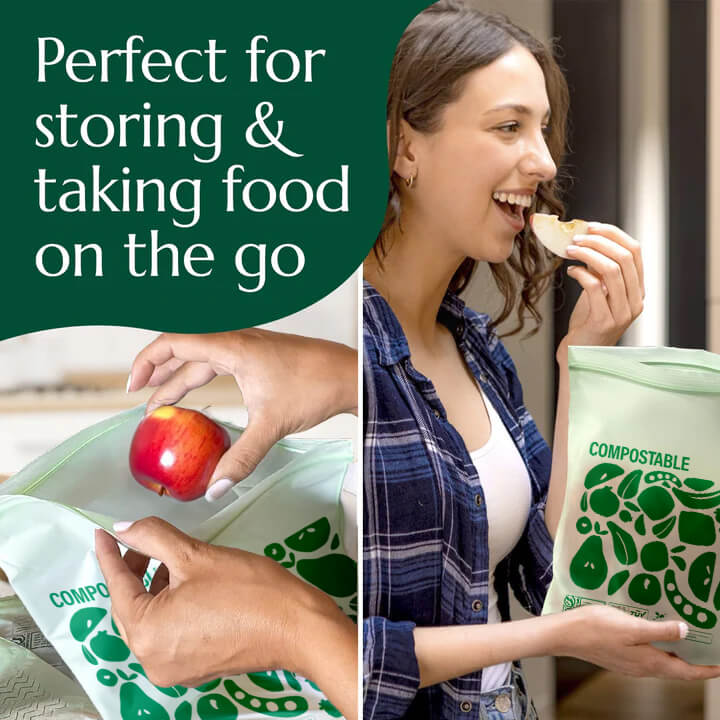 Compostable* Zip Gallon Bags – Cleanomic