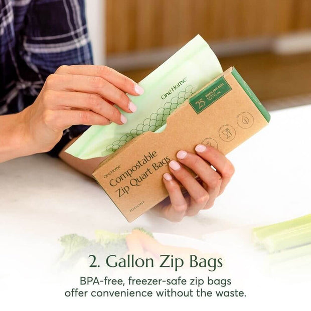 Compostable* Zip Bags – Cleanomic