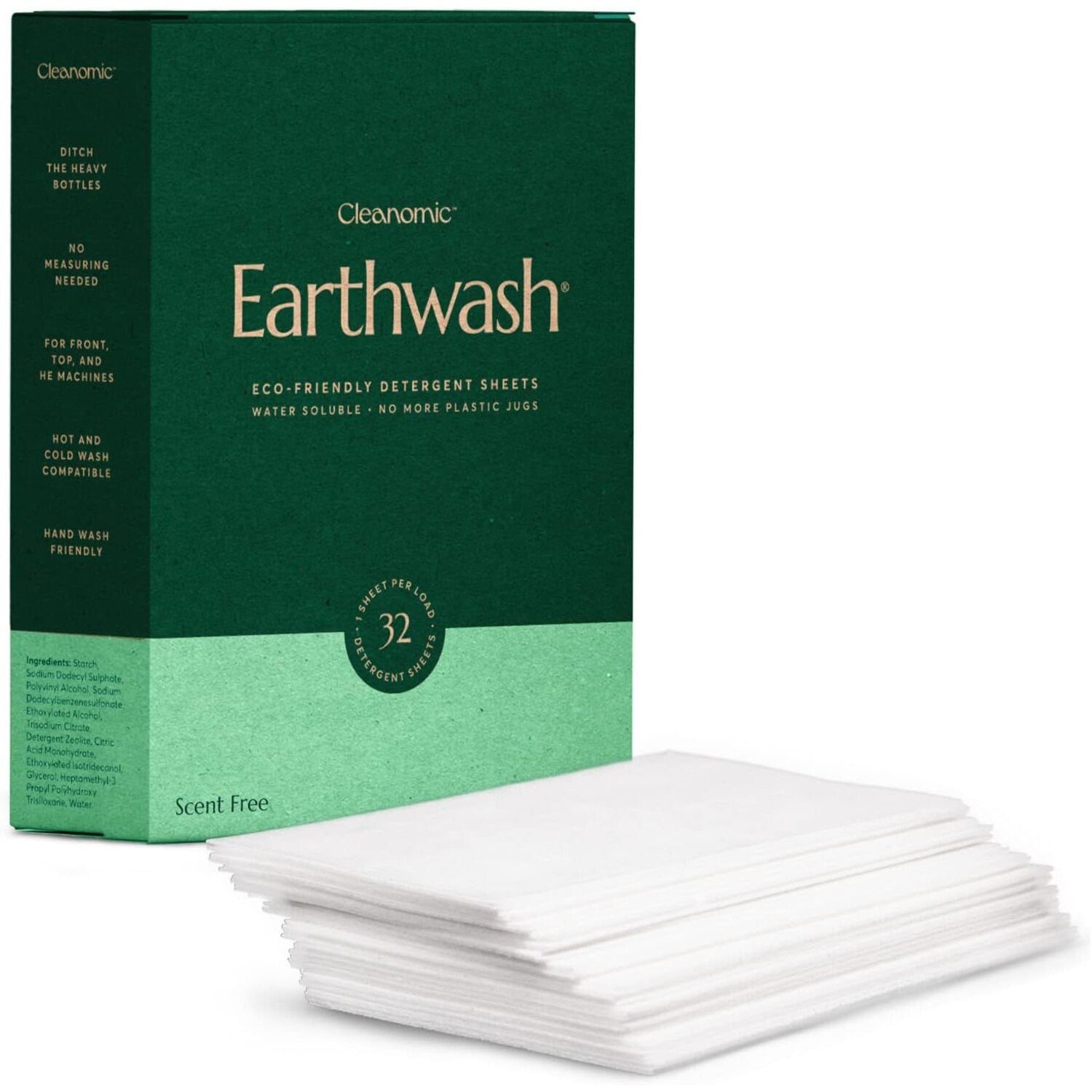 Earthwash Detergent Strips – Cleanomic