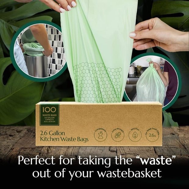 Simple Truth Small 2.6 Gallon Compostable Kitchen Trash Bags
